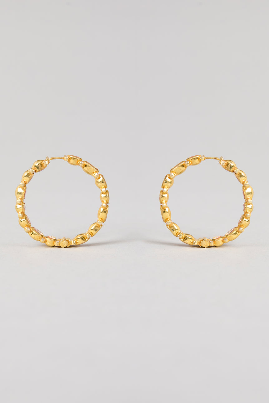 Classic Moissanite Hoops