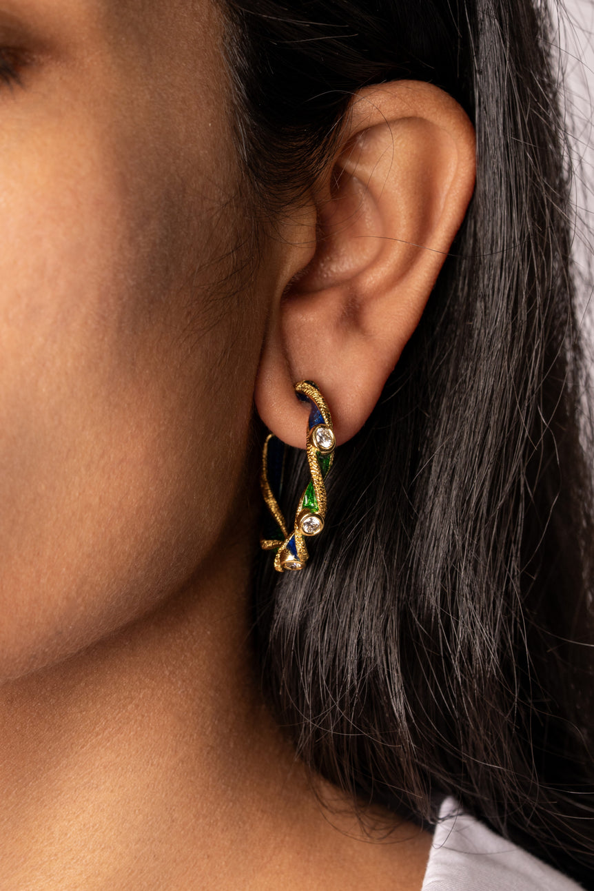 Gleamline Enamel Hoops