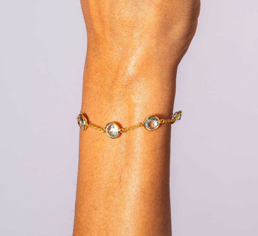 Sky Blue Topaz Bracelet
