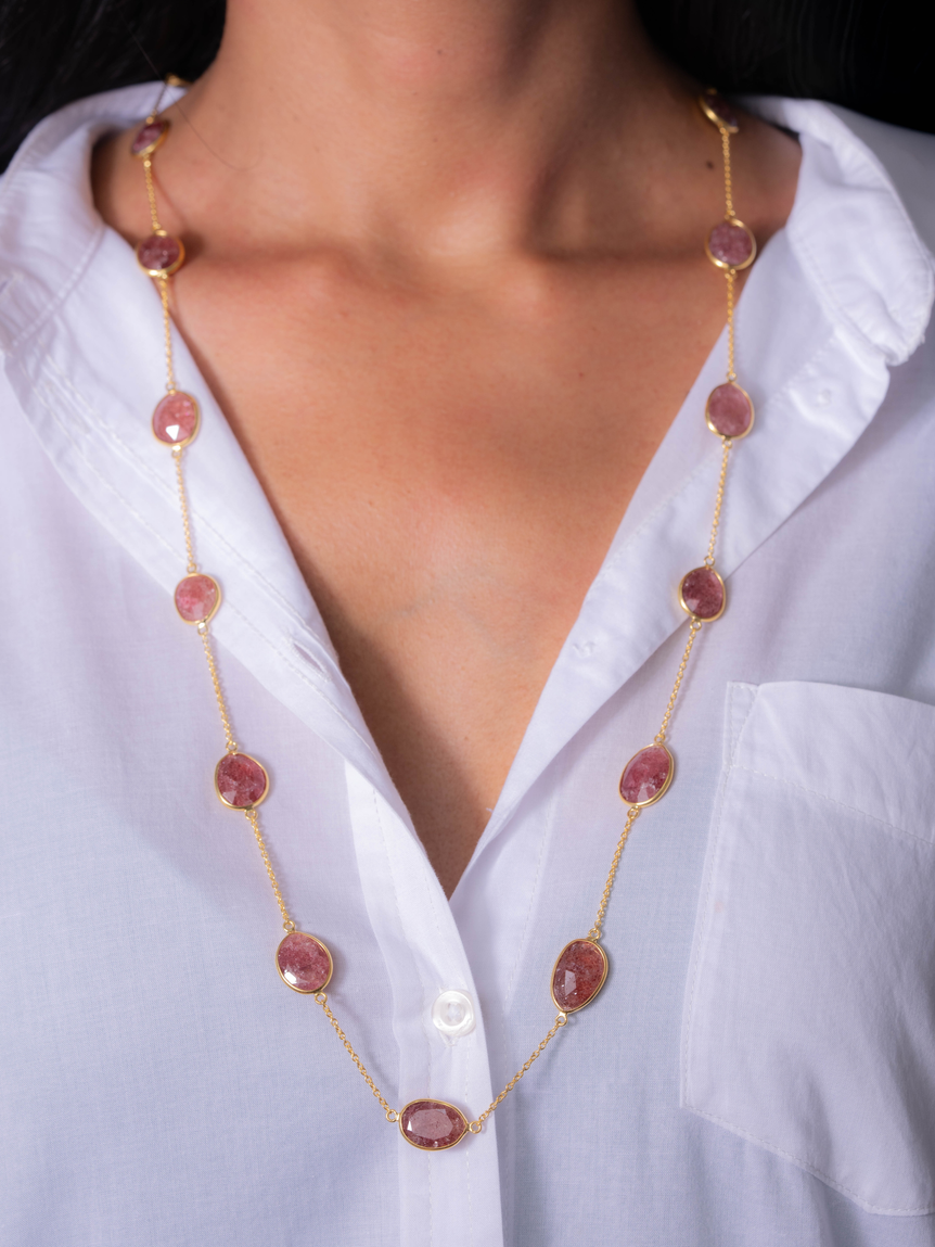 Moonstone Gemline Chain