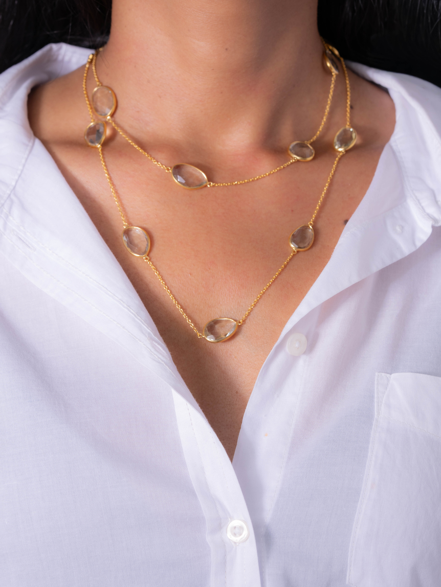 Green Amethyst Chain