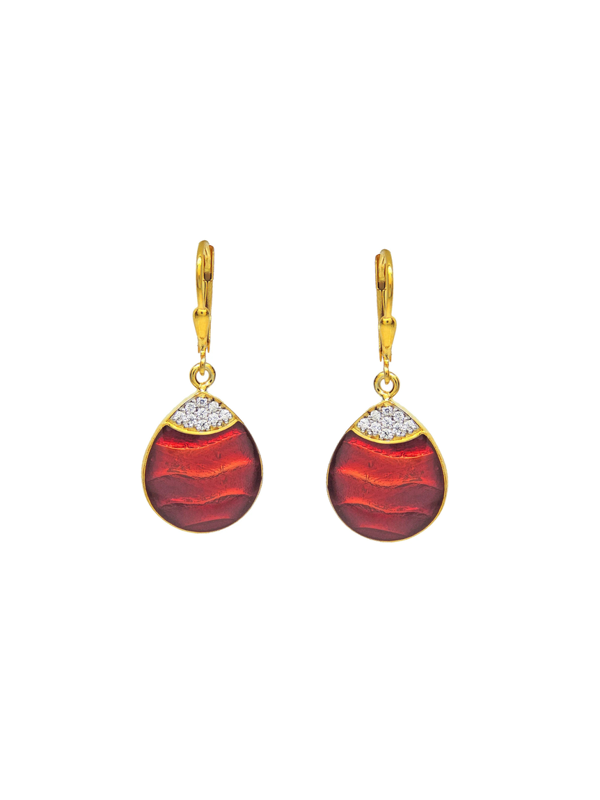 Orange Enamel Drops