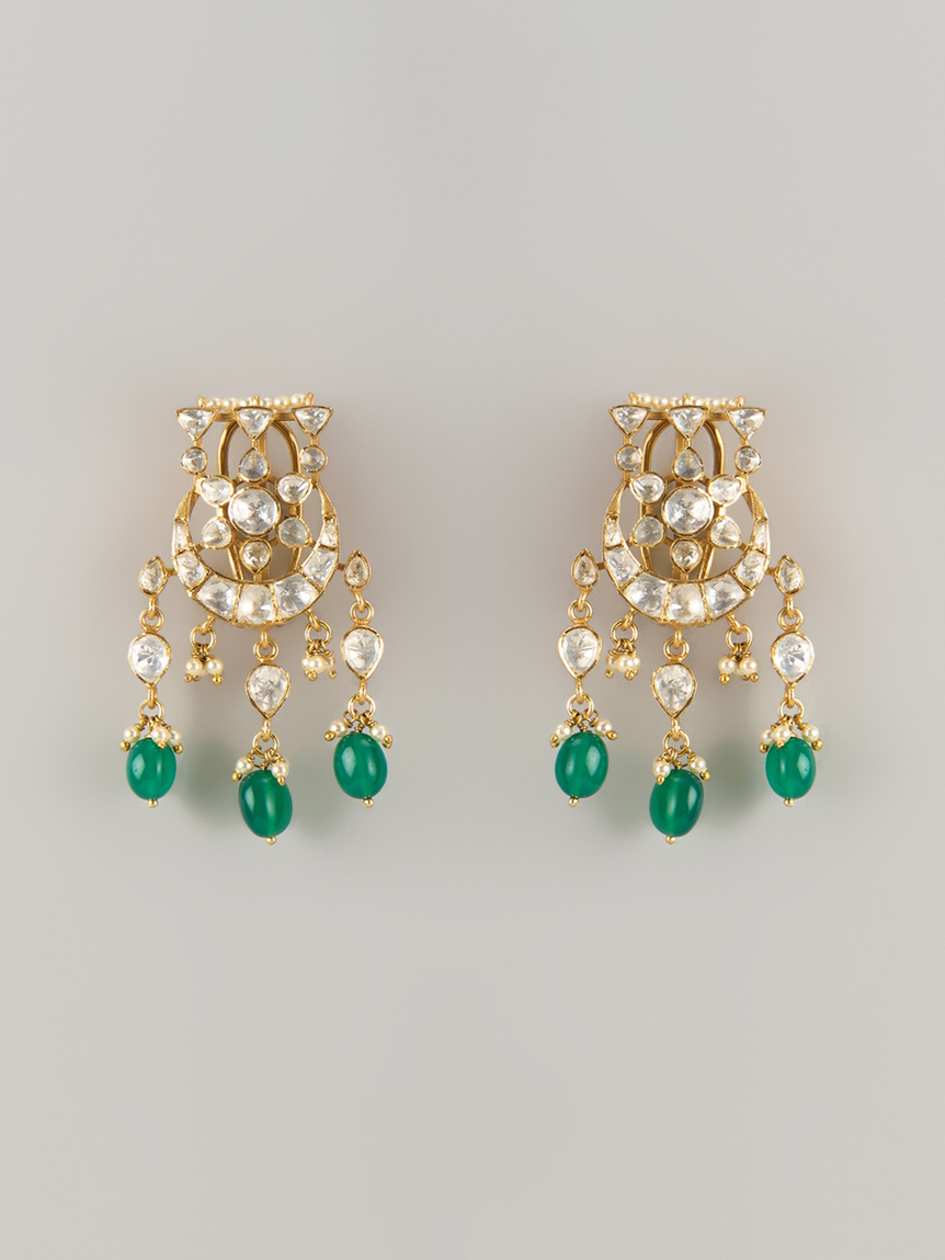 Phool Moissanite Earrings