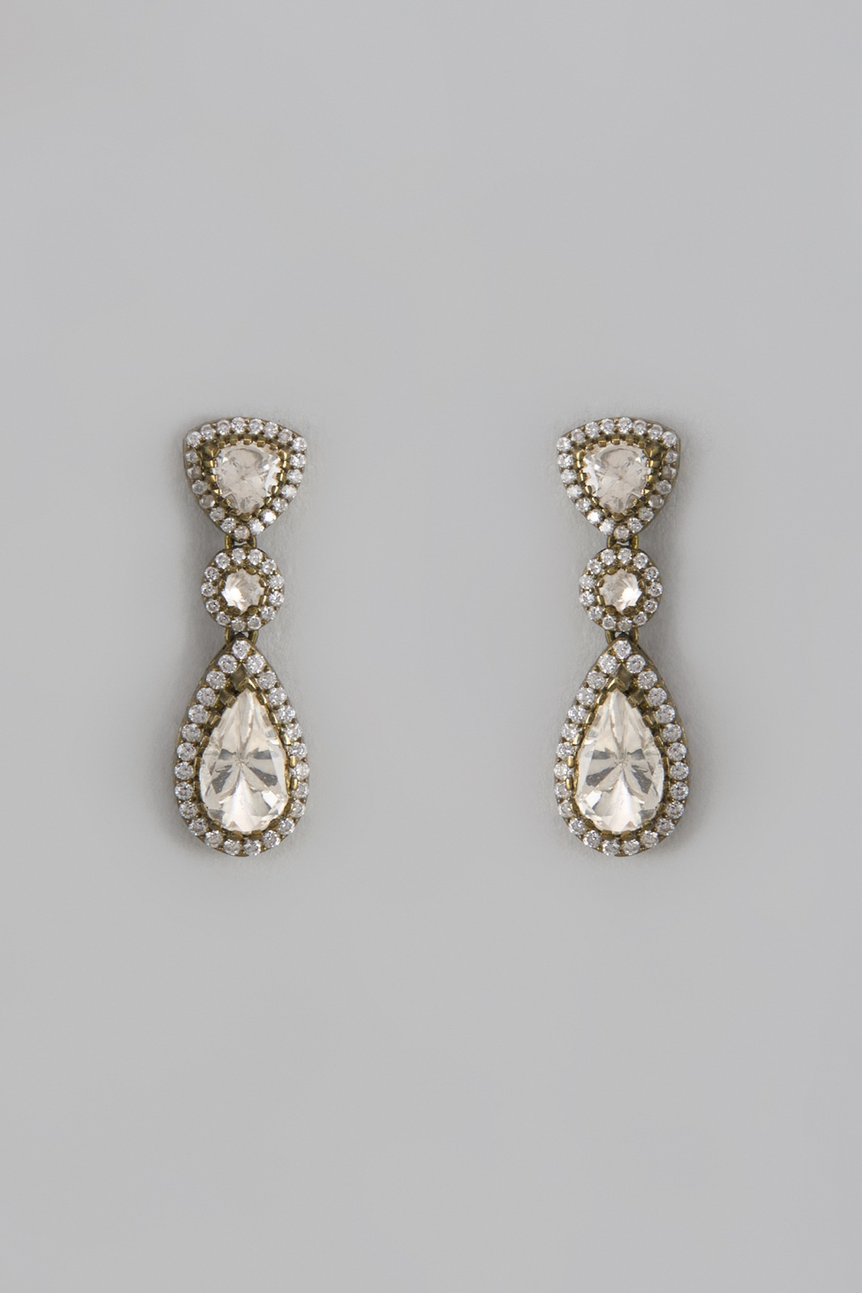 Diva Victorian Moissanite Earrings