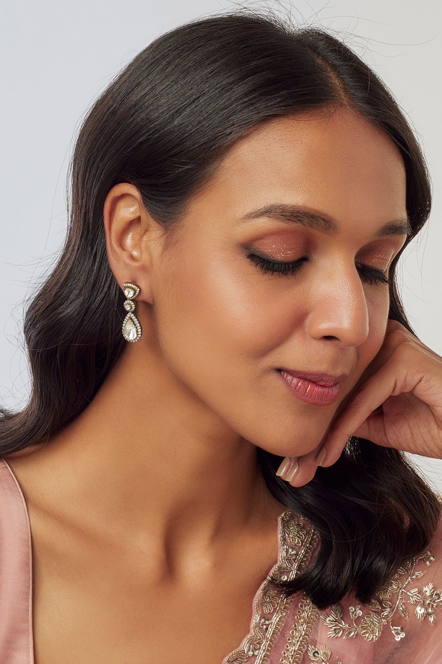 Diva Victorian Moissanite Earrings