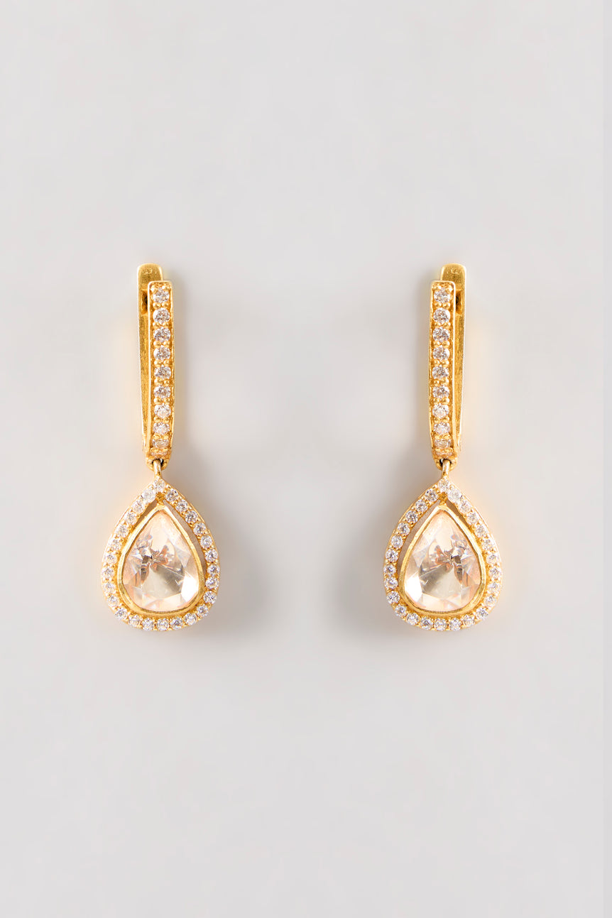 Koshi Moissanite Drop Earrings