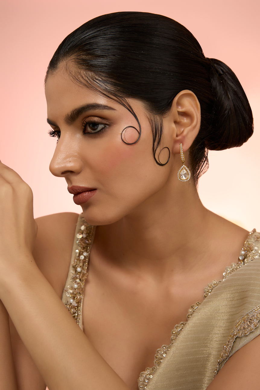 Koshi Moissanite Drop Earrings