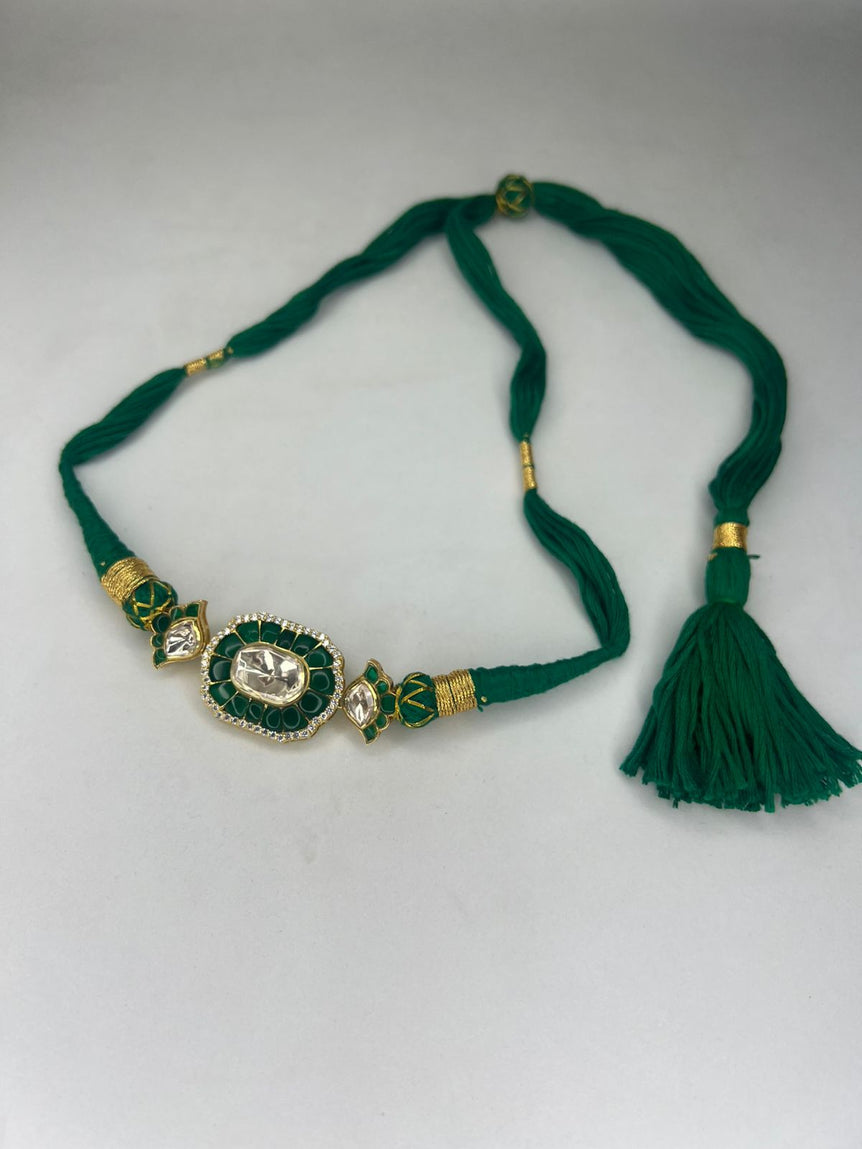 Siva Green Moissanite Choker