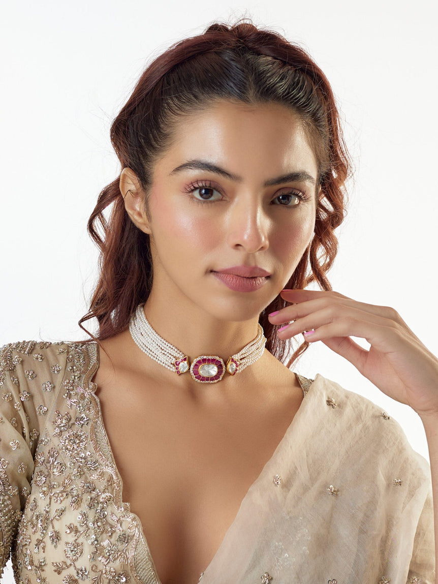 Siva Moissanite Choker