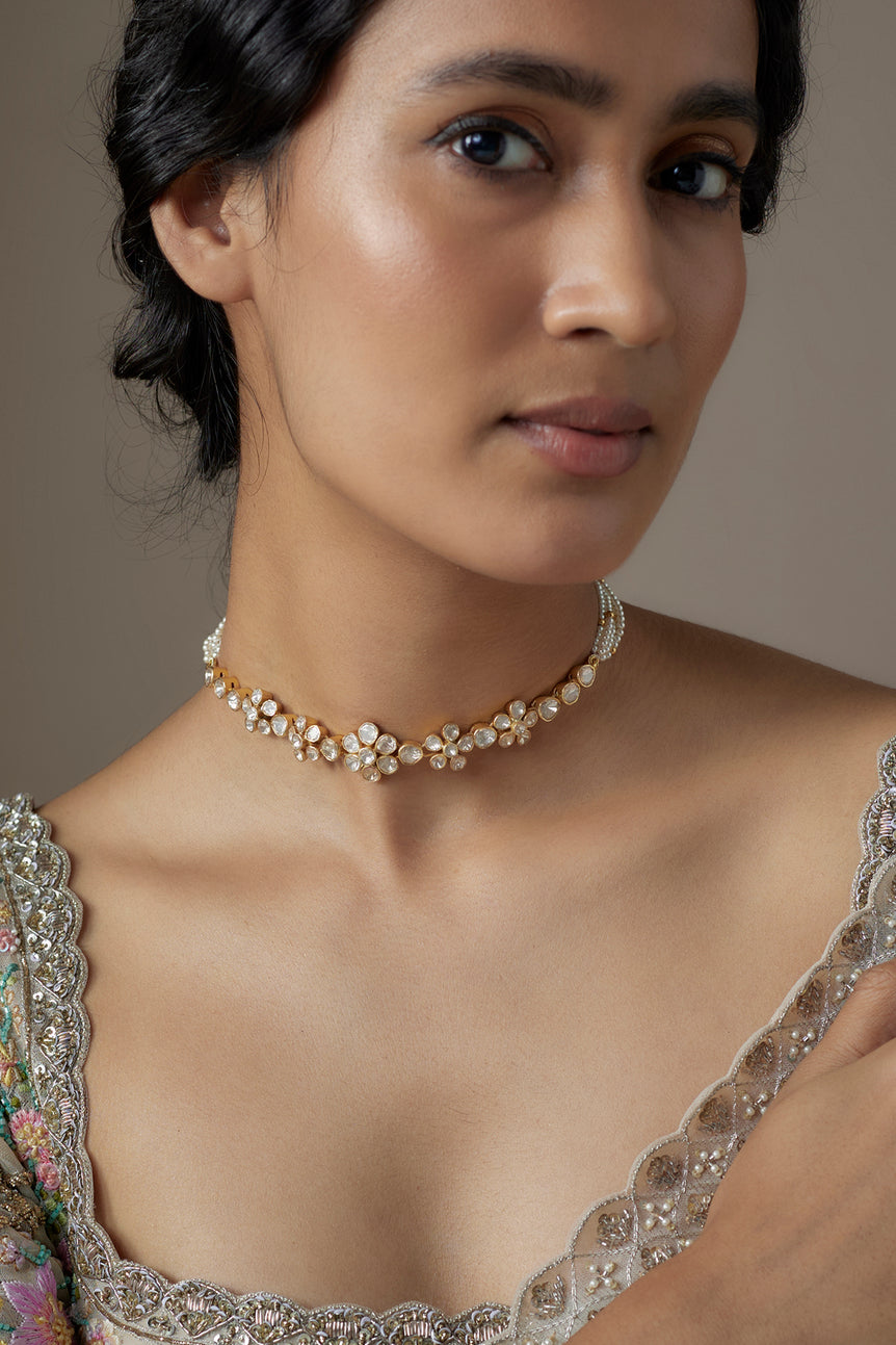 Tisha Moissanite Choker Necklace