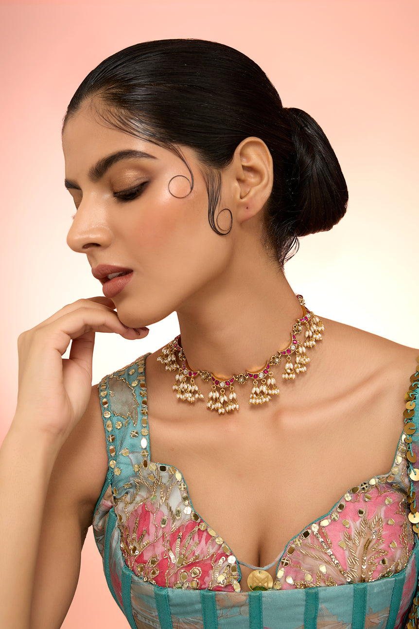 Chaand Pearl Necklace