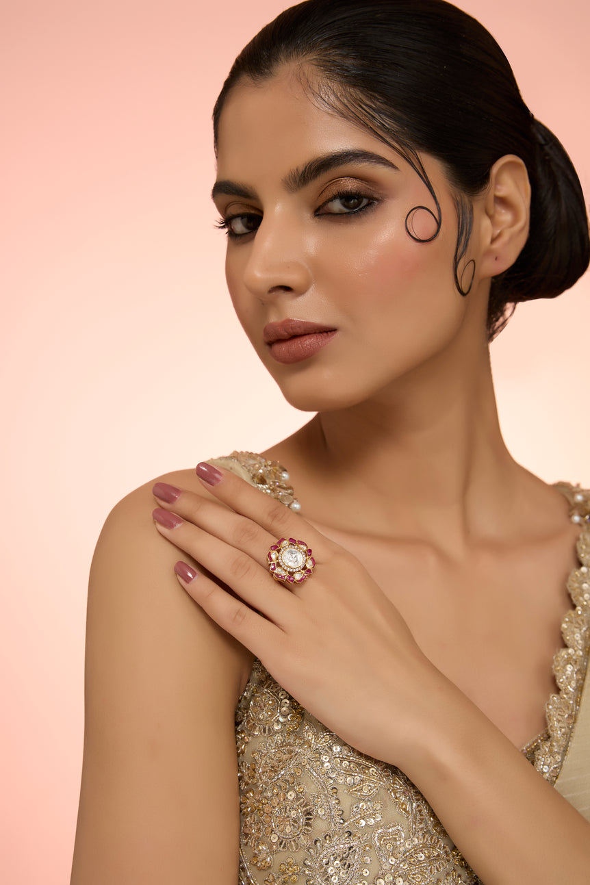 Kira Moissanite Ring