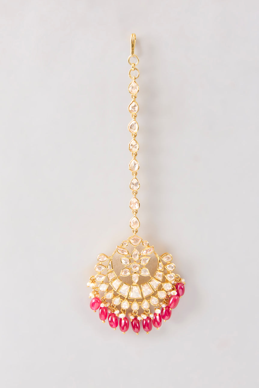 Sheel Moissanite Maangtika