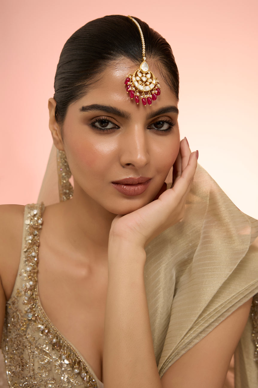 Ira Moissanite Maangtika