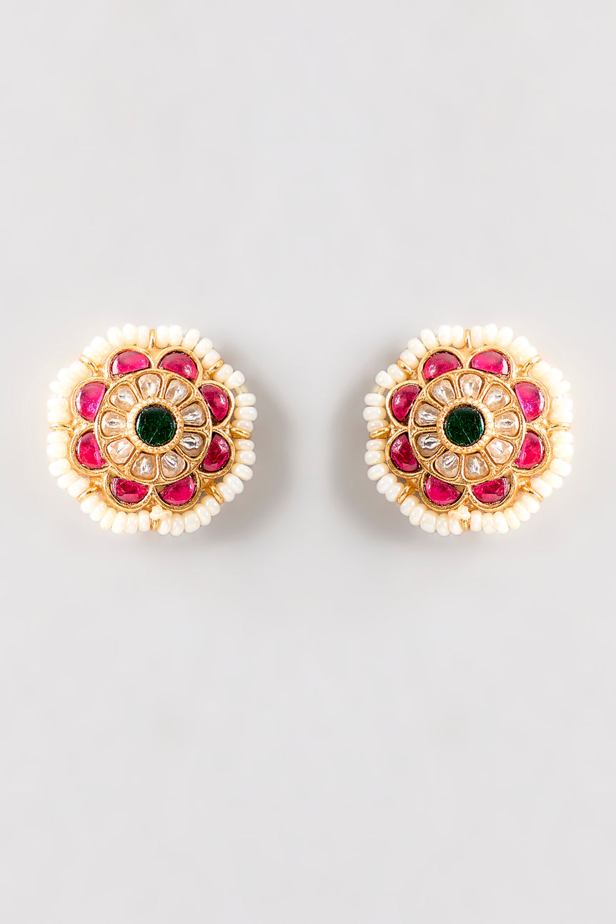 Kamal Kundan Earrings
