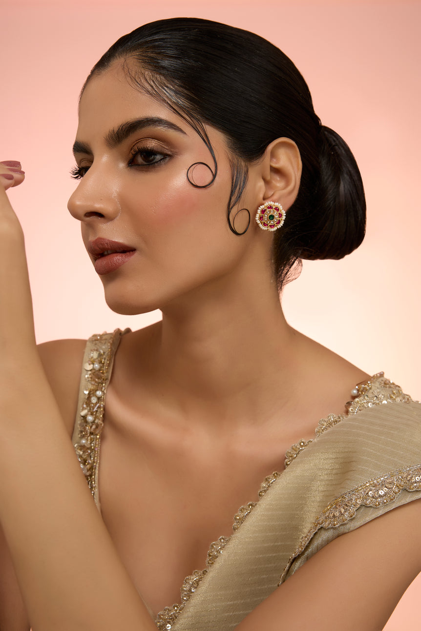 Kamal Kundan Earrings