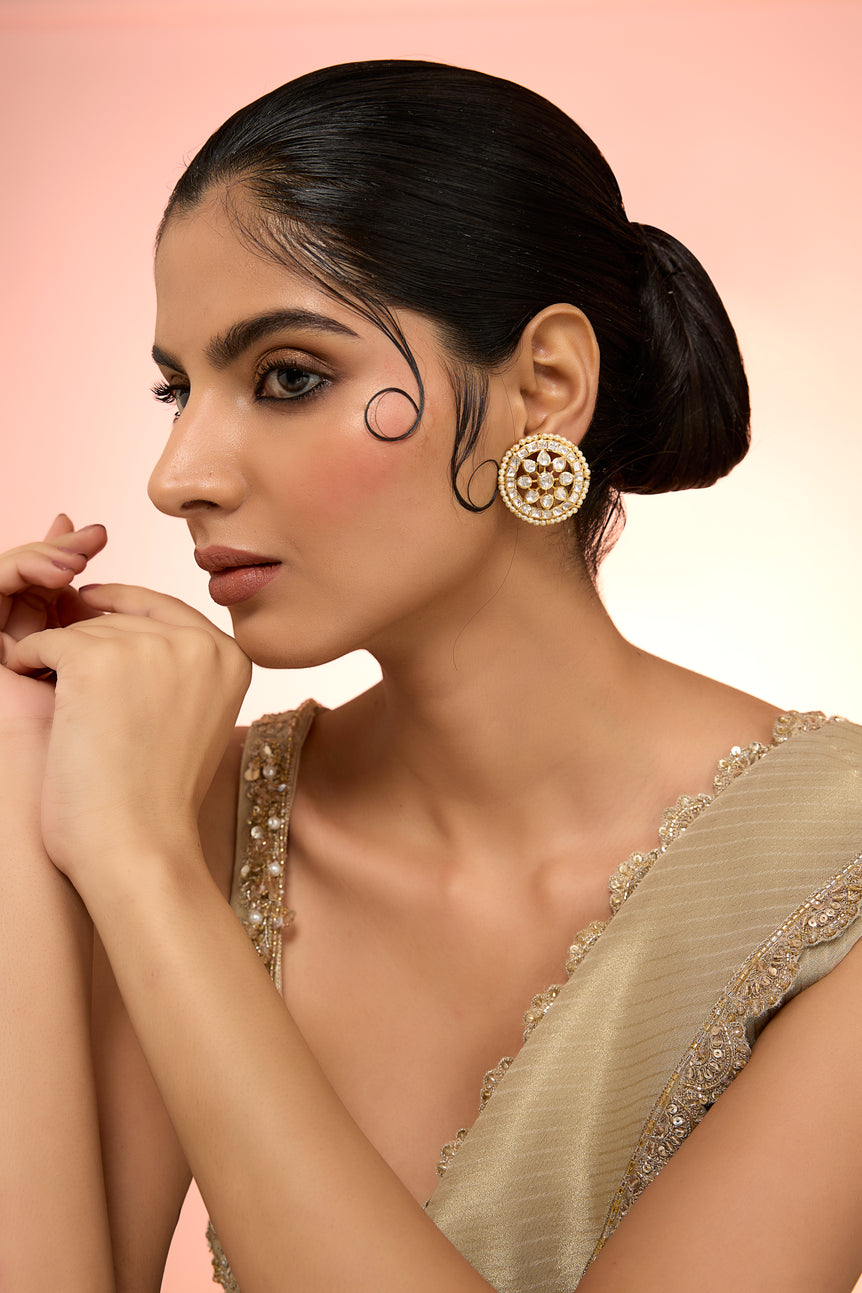 Roop Moissanite Studs