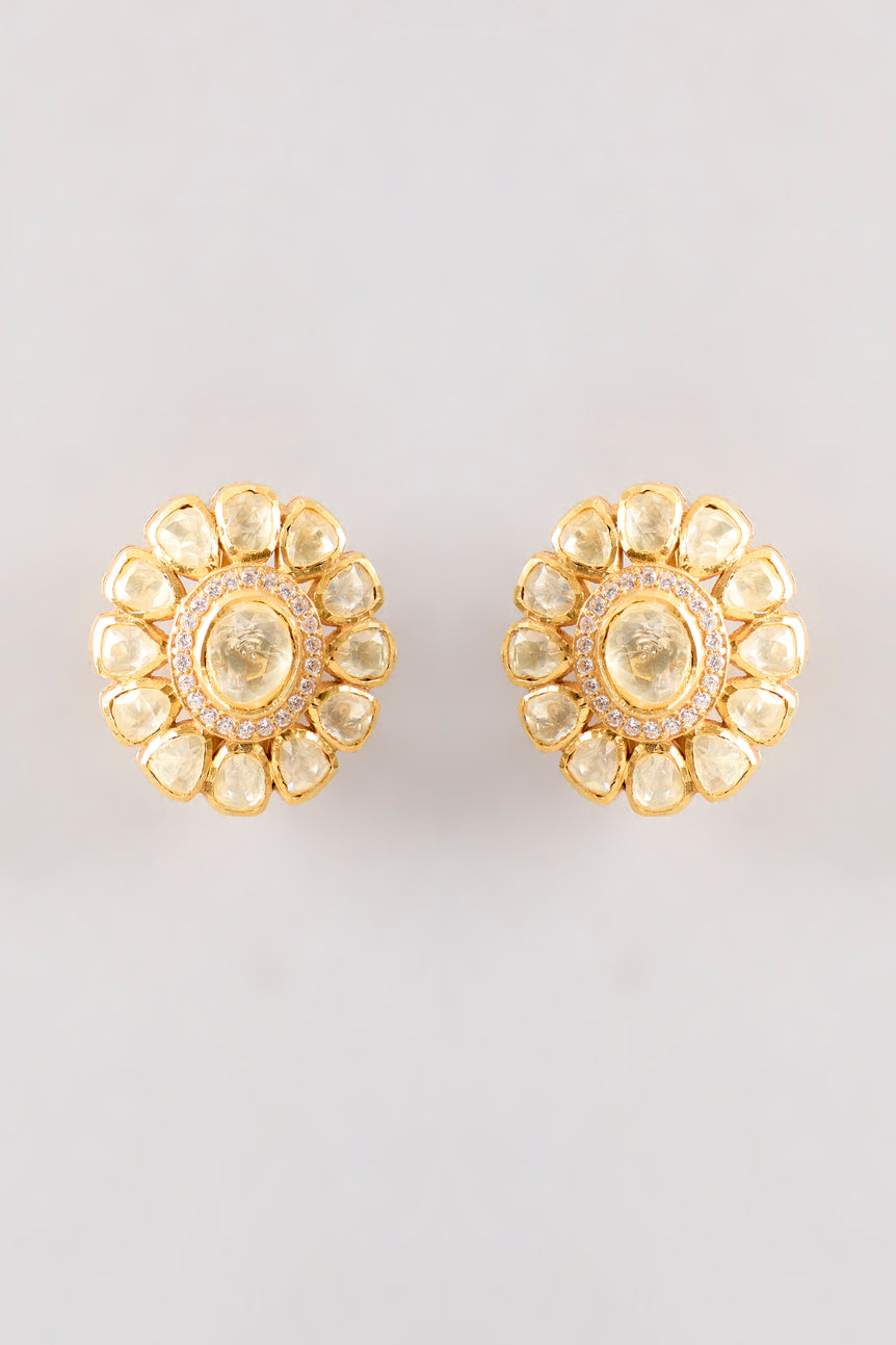 Phool Moissanite Earrings