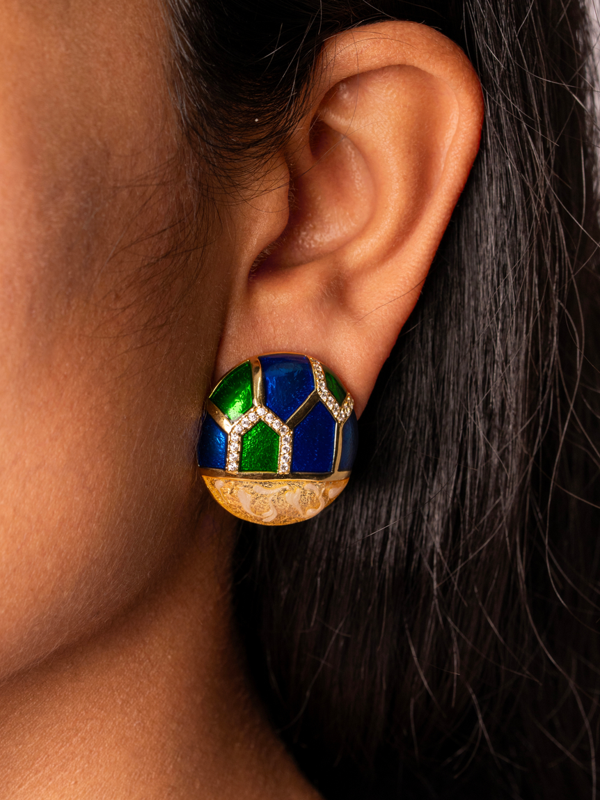 Afterglow Enamel Earrings