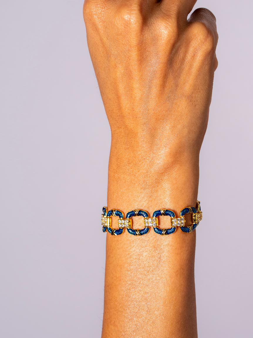 LuxeBar Enamel Bracelet