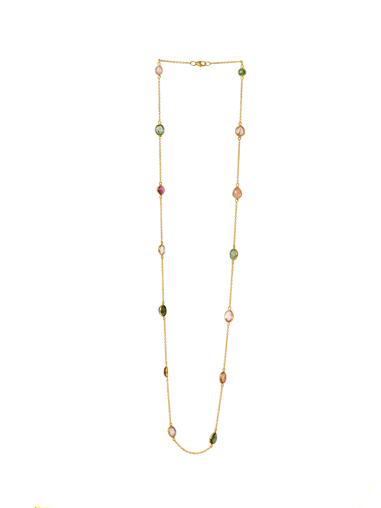 Verre Tourmaline Link Chain