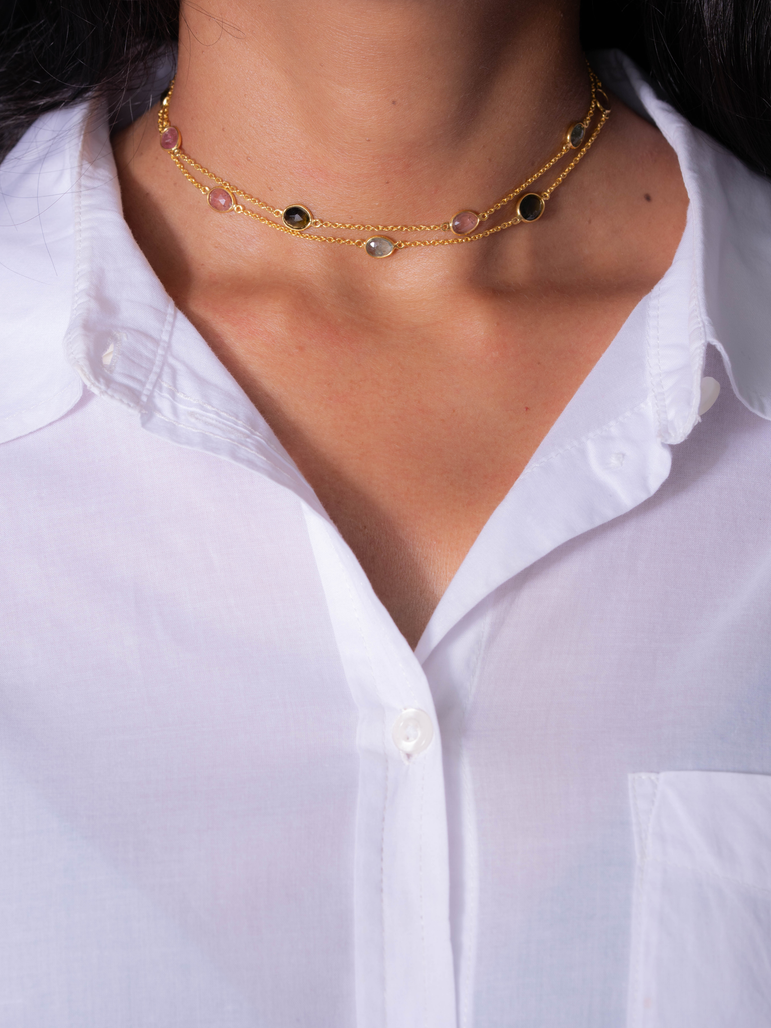 Solistice Tourmaline Link Chain