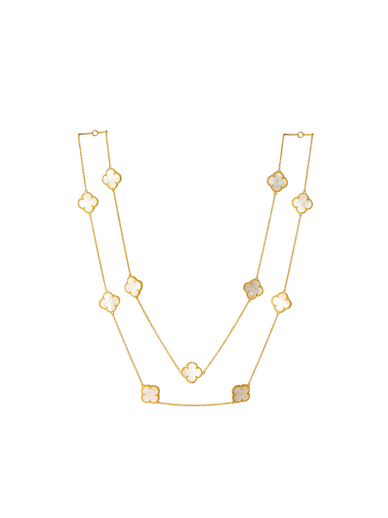 Mother of Pearl Clover Chain