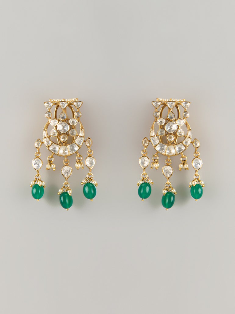 Phool Moissanite Earrings