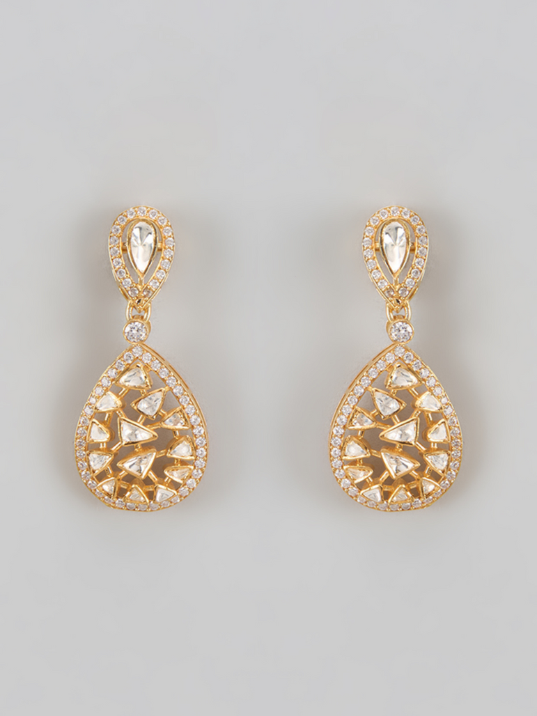 Drop Moissanite Earrings