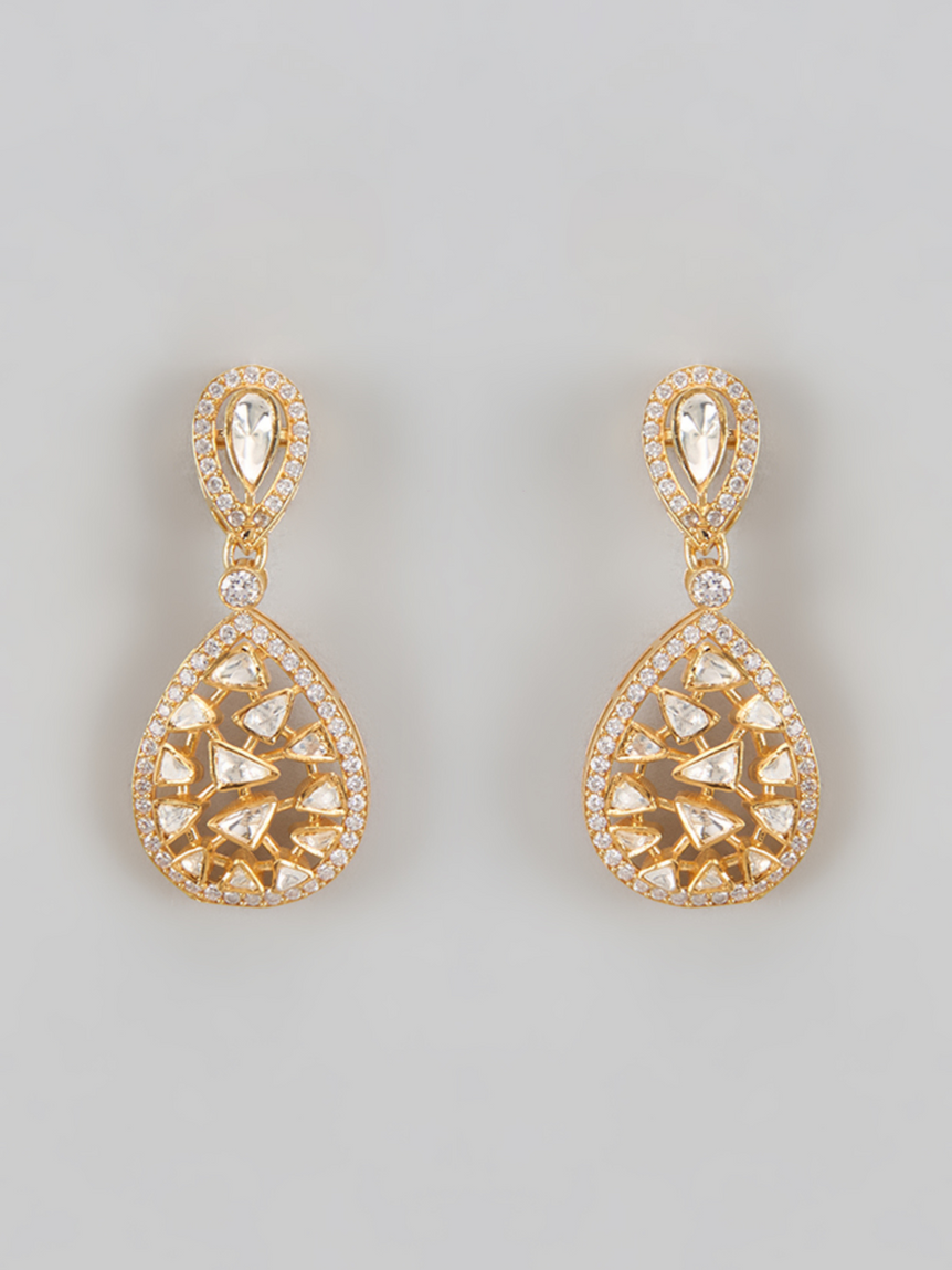 Drop Moissanite Earrings