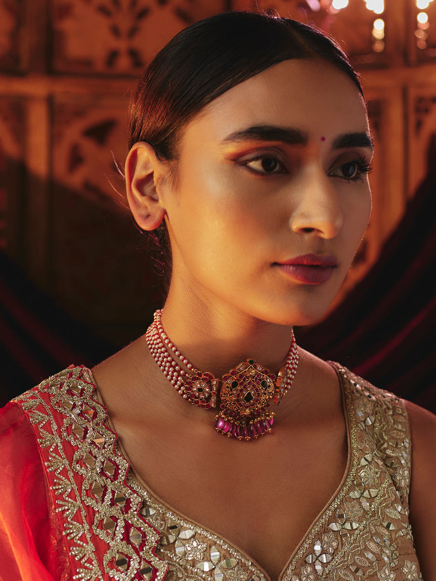 Gulabo Kundan Choker Necklace