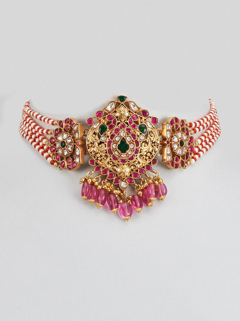 Gulabo Kundan Choker Necklace