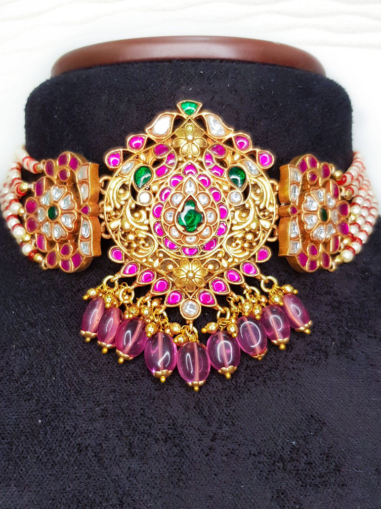 Gulabo Kundan Choker Necklace