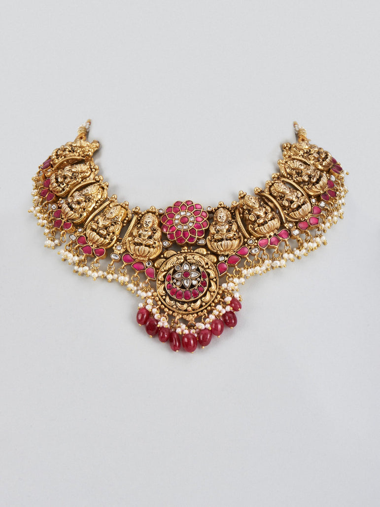 Laxmi Temple Necklace