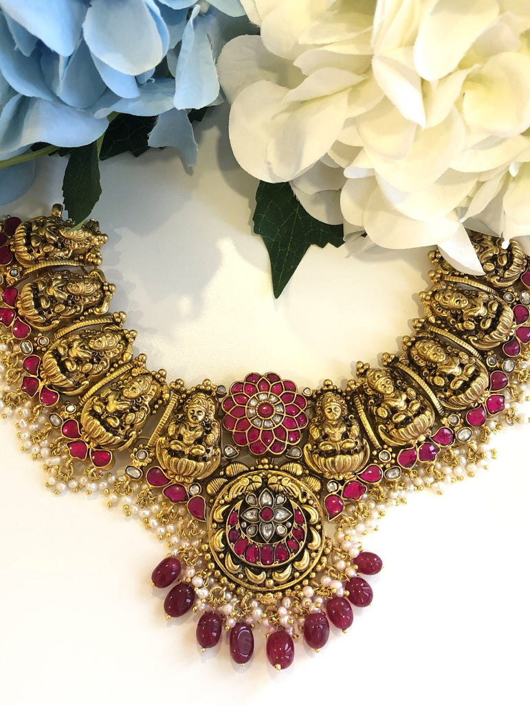 Laxmi Temple Necklace