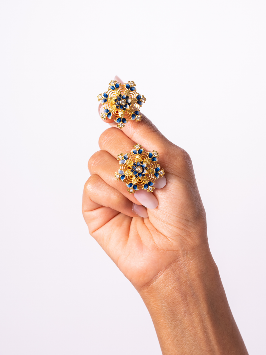 Shaze Enamel Earrings