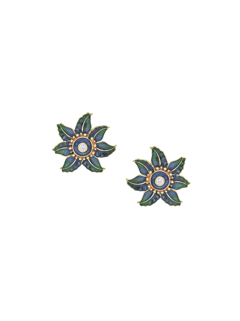 Sparkle Enamel Earrings