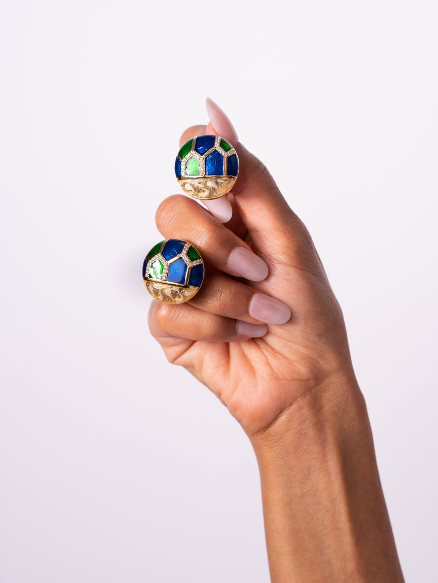 Afterglow Enamel Earrings